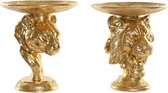 Decoratieve figuren DKD Home Decor Hars Dier (2 pcs) (26.5 x 26.5 x 30 cm)