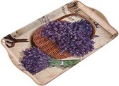 Snackdienblad Groot Lavendel (28,5 x 3,5 x 45,5 cm)