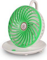 BD-03 Koffiekopvorm USB-oplaadventilator (groen)