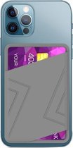 Siliconen portemonnee-etui Card Case Magsafing-kaarthouder voor iPhone 13-serie / iPhone 12-serie (grijs)