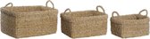 Basket spelset DKD Home Decor Vezel Bali (3 pcs)