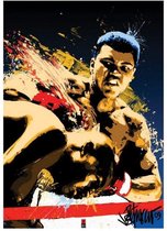 Pyramid Muhammad Ali Sting Petruccio Kunstdruk 60x80cm Poster - 60x80cm