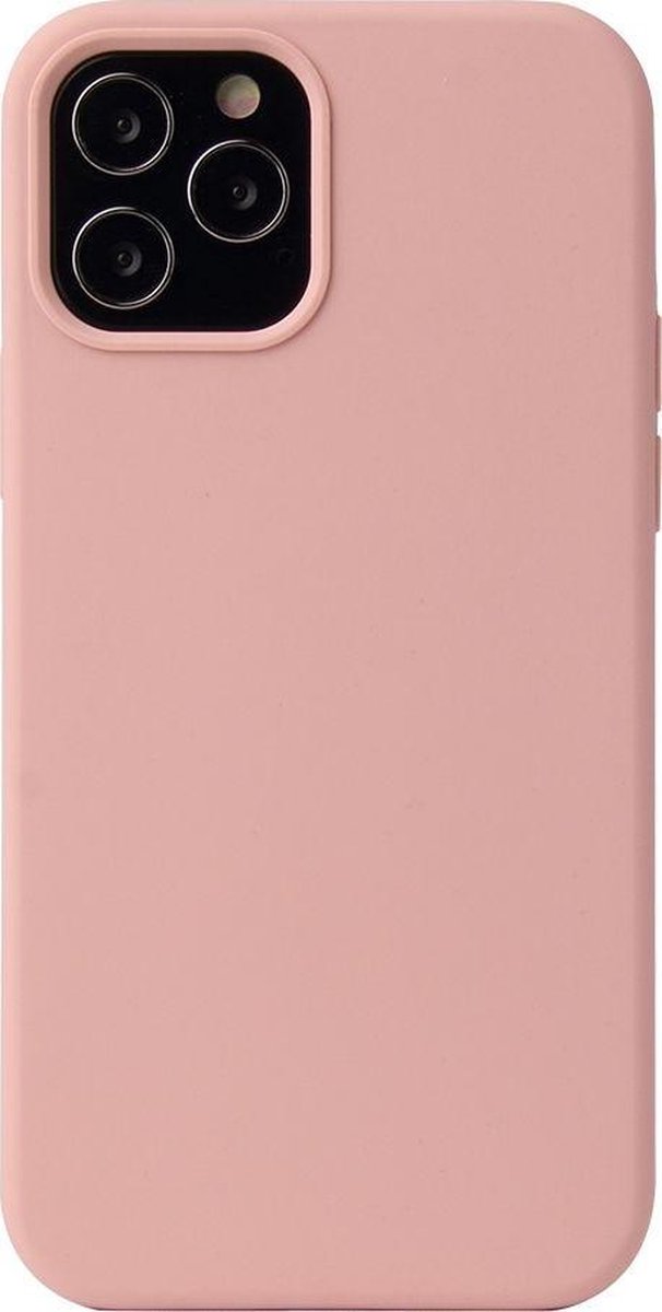 Mobigear Rubber Touch Backcover Hoesje - Geschikt voor Apple iPhone 13 Pro - Gsm case - Sakura Pink