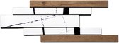 Keramische tegel Mosaic Marmo Random Bianco 15,8x44,45 - Woodson and Stone - wit