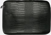 HVISK laptophoes mat croco 15 inch black