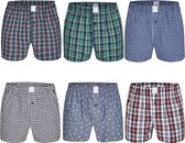 MG-1 Wijde Boxershorts Heren 6-Pack D526A Multipack -  XXL