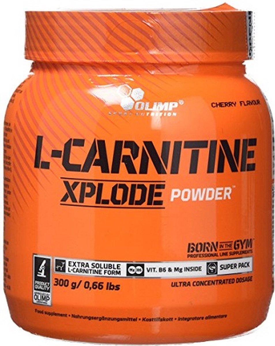 Goedkoopste L-Carnitine Xplode Powder 300g Orange