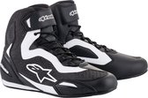 Alpinestars Faster-3 Rideknit Black White Motorcycle Shoes 8