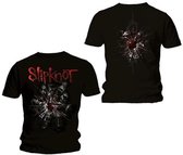 Slipknot Heren Tshirt -S- Shattered Zwart