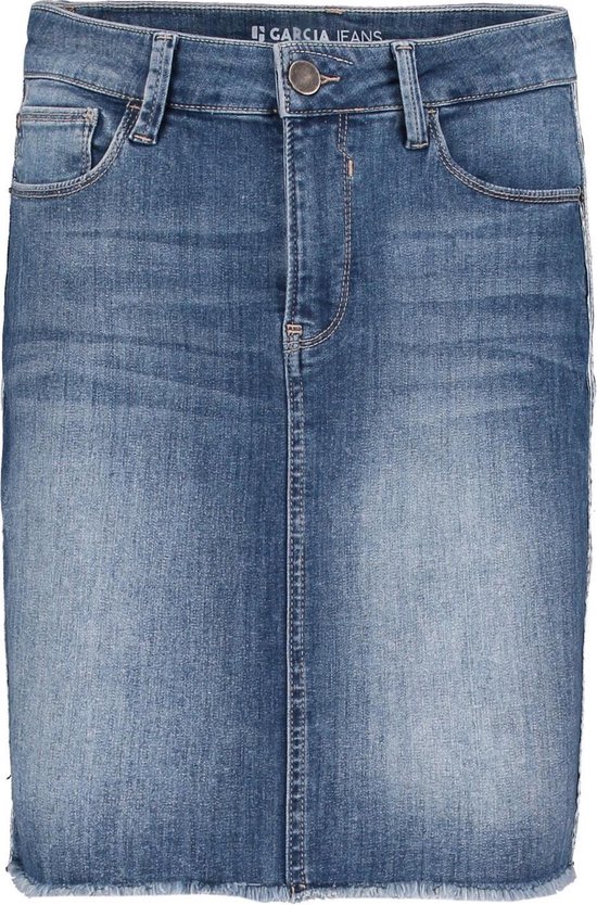 Garcia Dames Rokken - Denim blauw - Maat M | bol.com