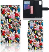 Wallet Book Case Samsung Galaxy A41 Telefoon Hoesje Birds