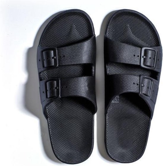 Freedom Moses "Slippers Black" Zwart - 35-36