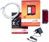 Intergas Incomfort LAN2RF gateway en aansluitset voor Honeywell Round T87M2018 thermostatisch regelelement