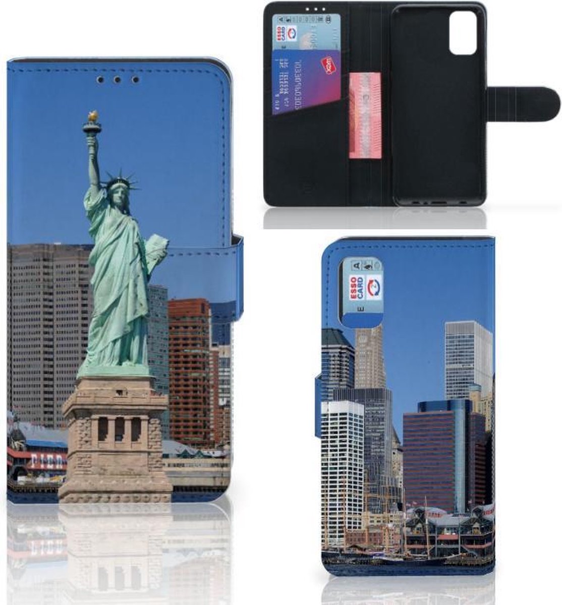Book Case voor Samsung Galaxy A41 Flip Cover Vrijheidsbeeld