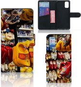 Tenphone Etui Coque pour Samsung Galaxy A41 Portefeuille Sabots
