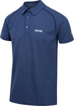 Regatta Poloshirt Kalter Heren Wol/polyester Donkerblauw Maat L