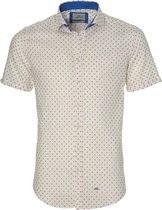 Hensen Overhemd - Slim Fit - Rood - M
