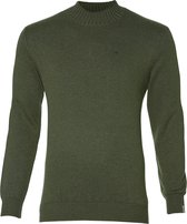 Hensen Pullover - Slim Fit - Groen - 4XL Grote Maten