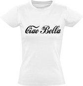 Ciao Bella wit dames t-shirt | grappig | cadeau | leuk | maat S