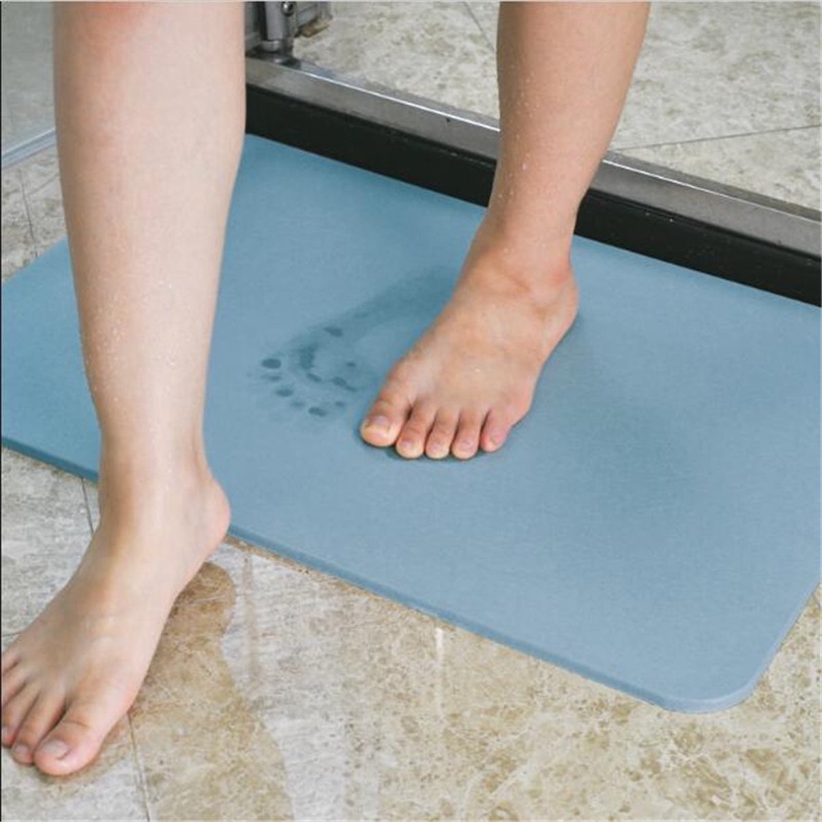 Bloemen badmat sneldrogende super absorberende badmatten mat antislip badmat 60 x 99 cm, klein tapijt badkamermatten antislip wasbare douchematten voor binnen douchetapijt, badmat douchemat douche