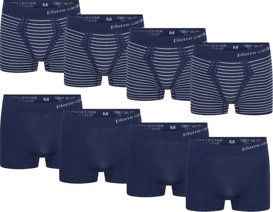 Pierre Cardin - Heren Onderbroeken 8-Pack Seamless Boxers - Blauw - Maat XL  | bol.com
