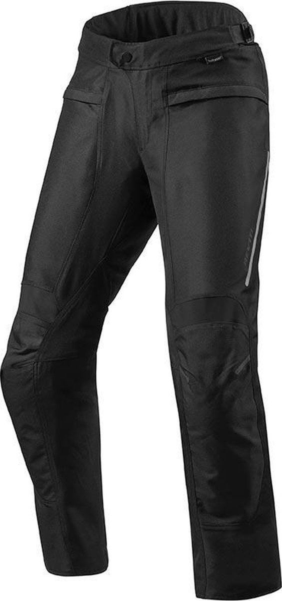 REV'IT! Factor 4 Long Black Textile Motorcycle Pants L