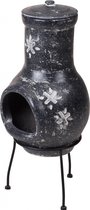 Pro Garden Sfeerhaard Donkergrijs Metaal 49,5 X 30