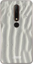 Nokia X6 (2018) Hoesje Transparant TPU Case - Sandy #ffffff