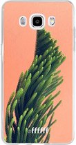 Samsung Galaxy J5 (2016) Hoesje Transparant TPU Case - Waving Plant #ffffff