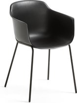 Kave Home - Zwartkleurige stoel Khasumi