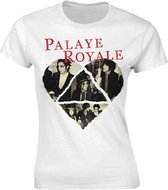 Palaye Royale Dames Tshirt -L- Heart Wit