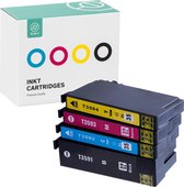 Sinji Inktcartridge voor Epson 35 (T3591) - Zwart & Kleur - Multipack -  Hoge capaciteit