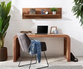 Bureau Wally acacia natuur 160x75x75 cm massief hout