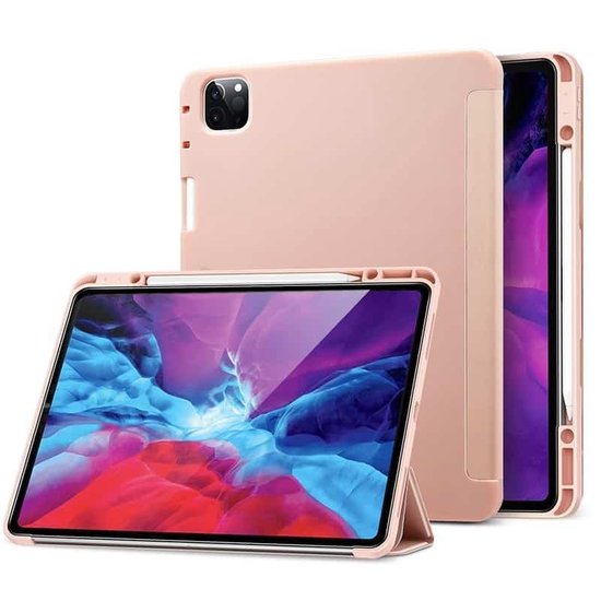 ESR - Housse pour tablette - iPad Pro 12.9 2020 - Rebound Pencil - Rose Gold