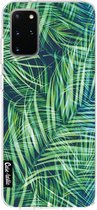 Casetastic Samsung Galaxy S20 Plus 4G/5G Hoesje - Softcover Hoesje met Design - Palm Leaves Print