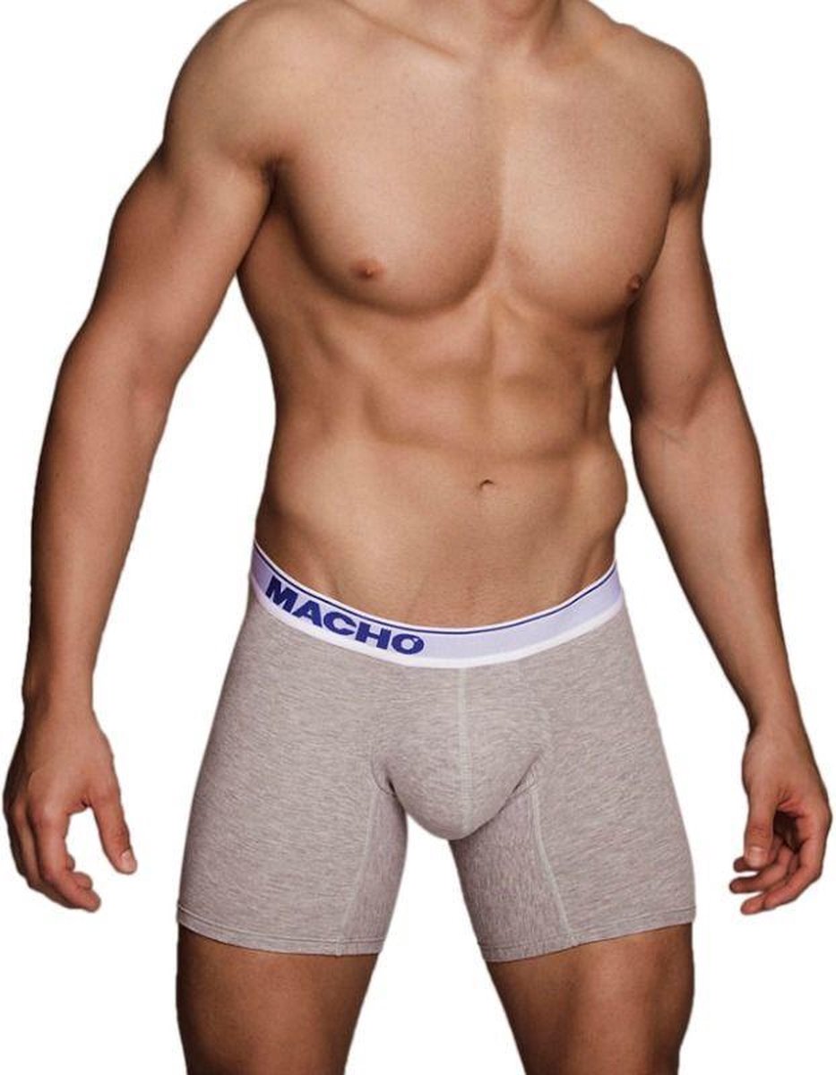 MACHO UNDERWEAR | Macho - Mc087 Large Boxer Grey Size S