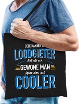 Deze kanjer is Loodgieter cadeau tasje zwart voor heren - verjaardag / Vaderdag - cadeau tasje
