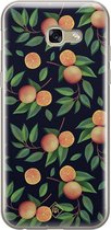 Samsung A5 2017 hoesje siliconen - Fruit / Sinaasappel | Samsung Galaxy A5 2017 case | multi | TPU backcover transparant