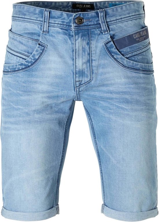 Cars Jeans  Short - Sion-Denim used Bleu (Maat: XXL)
