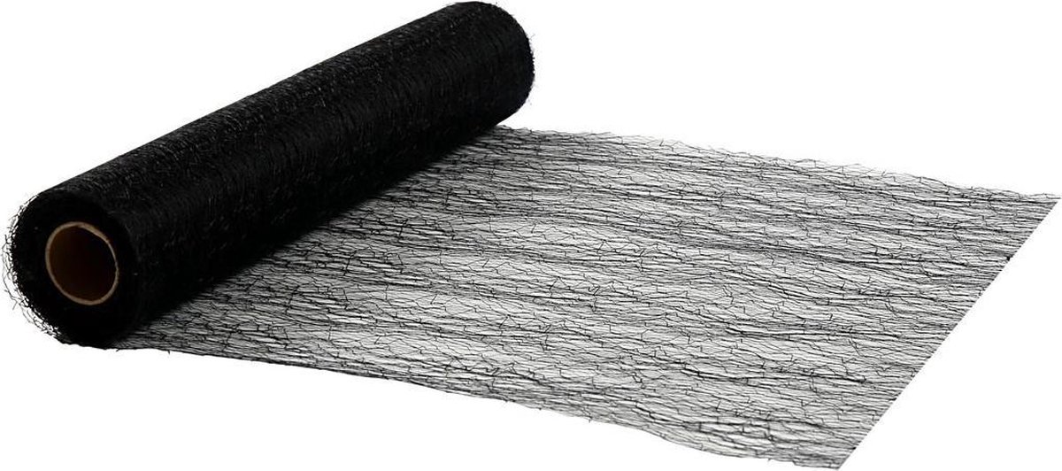 Tafelloper, b: 30 cm, zwart, 10 m