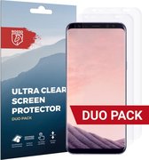 Rosso Screen Protector Ultra Clear Duo Pack Geschikt voor Samsung Galaxy S8 Plus | Folie | 2 Stuks