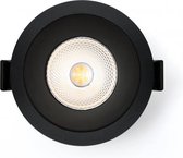 Led Downlight Miracle - Inbouwspot - 6W Zwart 3000K