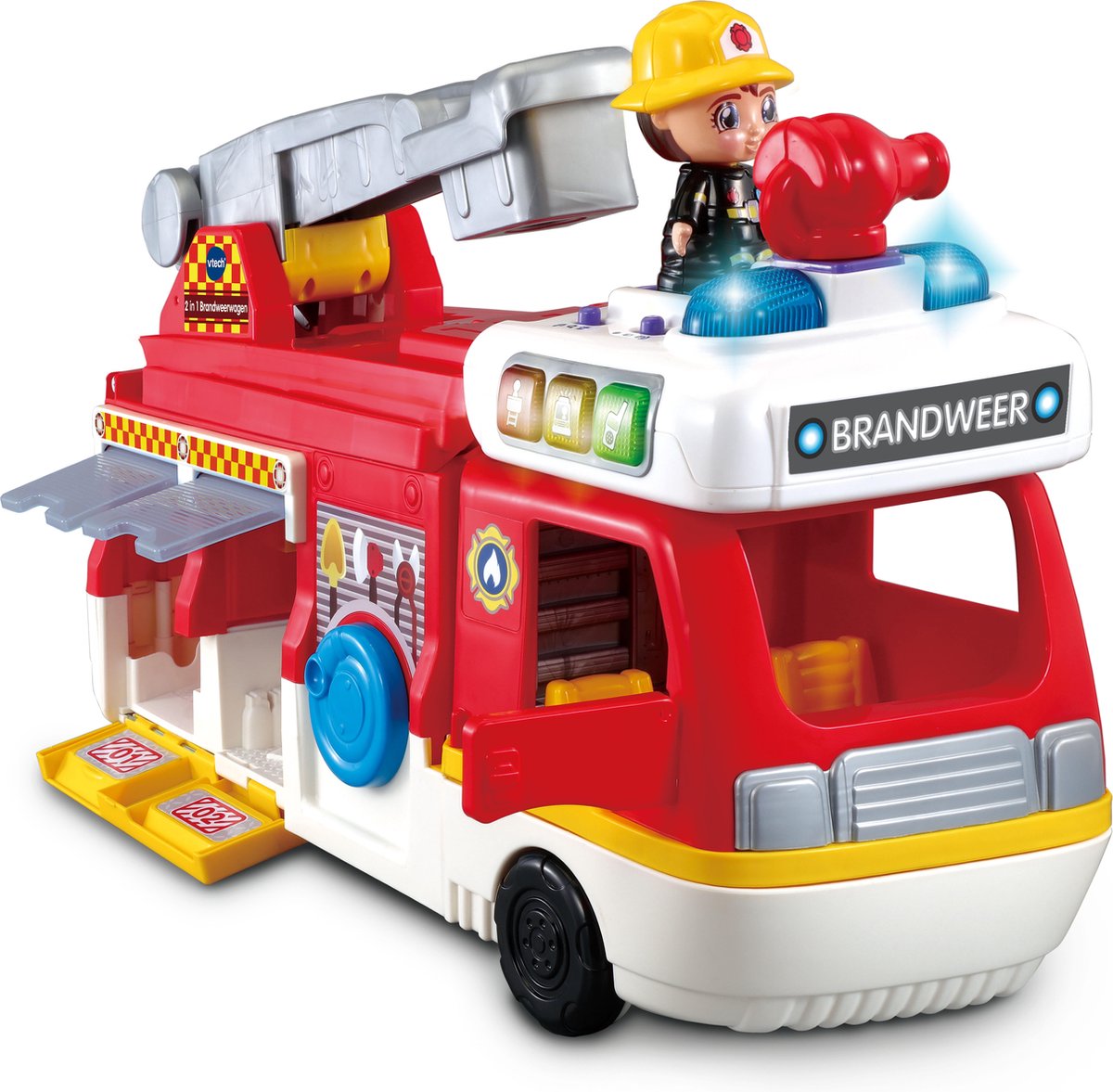 Vtech Vrolijke Vriendjes 2 in 1 Brandweerwagen