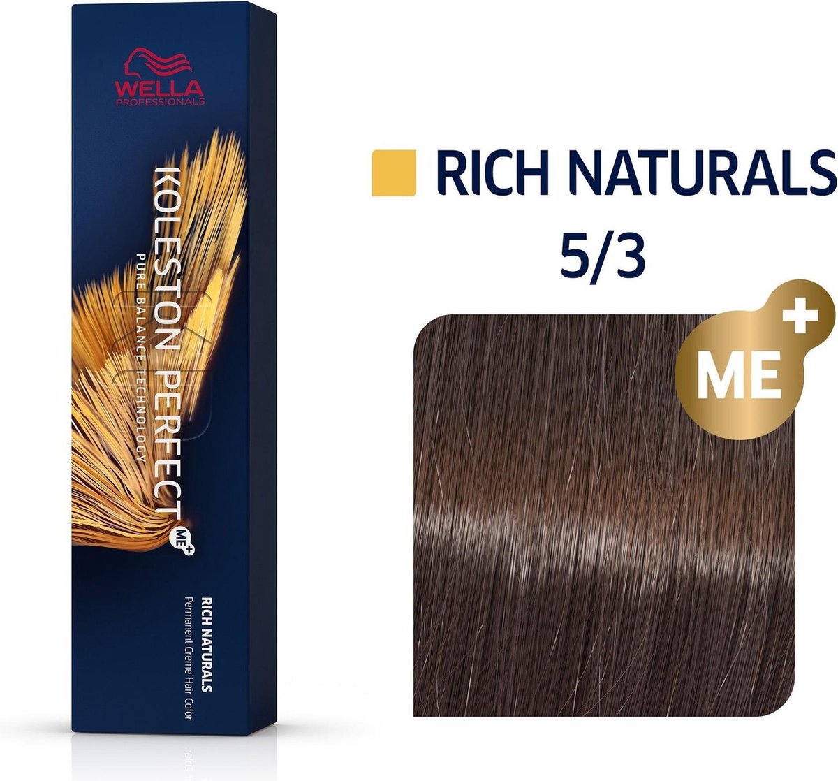 Wella Professionals Koleston Perfect Me+ - Haarverf - 5/3 Rich Naturals - 60ml