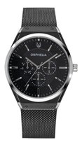 ORPHELIA OR72901 - Horloge - RVS - Zwart - 41 mm