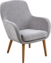 24Designs Relax Fauteuil - Sandy - Stof - Lichtgrijs