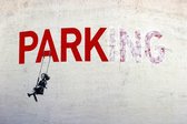 BANKSY PARKing Canvas Print