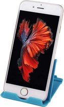 Universele Verstelbare Telefoon - Mobiel - Smartphone - iPhone - Tablet - iPad Bureau Houder Steun Standaard Blauw