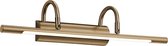 LED Spiegelverlichting - Schilderijverlichting - Trion Codrado - 8W - Warm Wit 3000K - Oud Brons - Aluminium - BSE