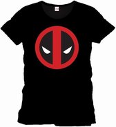 Deadpool - Logo Mannen T-Shirt - Zwart - S